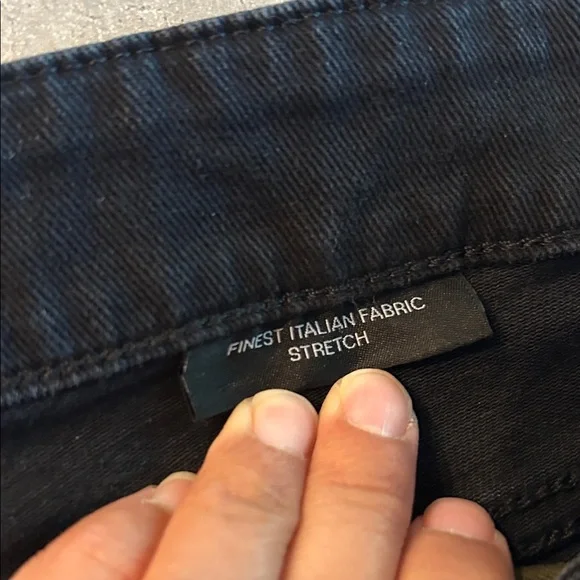 Hugo Boss Cashmere-Touch Denim Men's Black Jeans - Picture 12 of 14